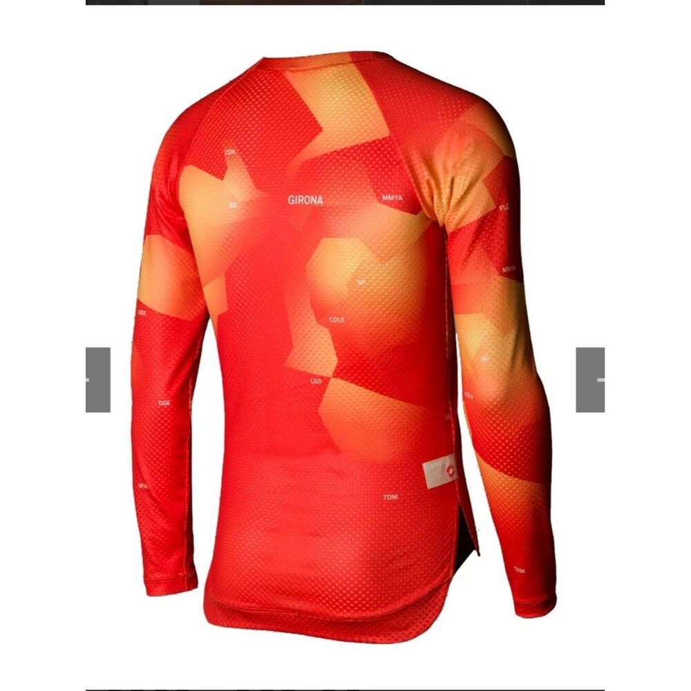 Castelli Italian Men's Long Sleeve CHPT 3 Backyard Base Layer Cycling Jersey